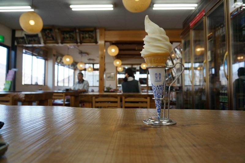 奥日光三本松園地のソフトクリーム